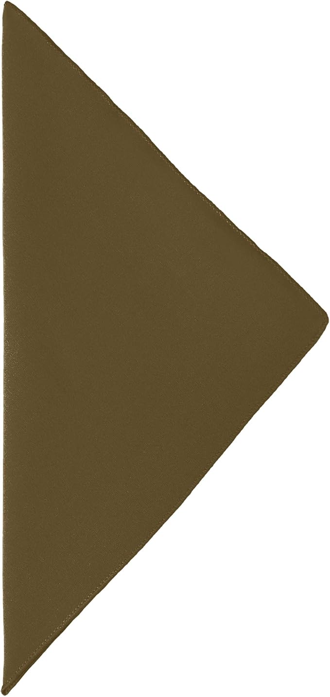 17x17-Inch Cotton-Feel Cloth Napkins, Cafe, Set of 120 | Bulk Case of 10 Dozen, Square, 100% Spun Polyester Fabric, MJS-Spun Construction, Cotton-Like Hand, Machine Washable, Brown - Image 2