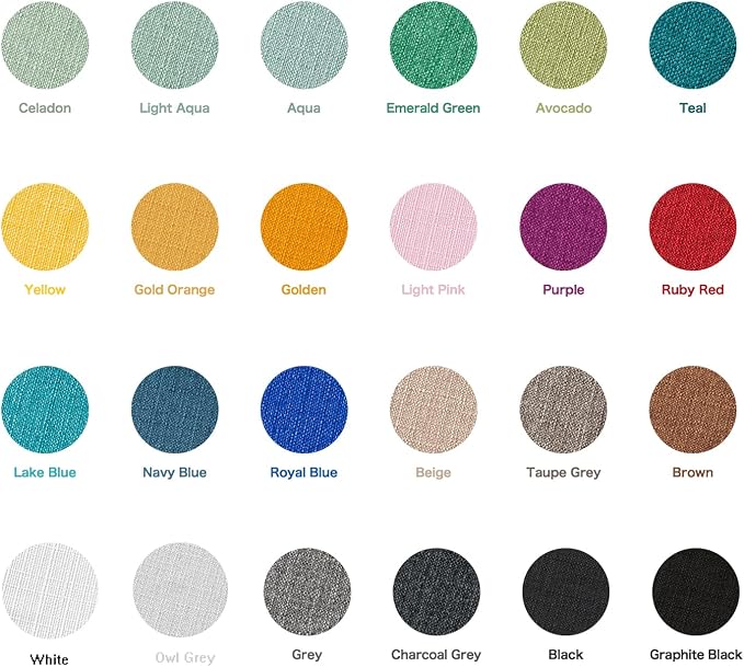 BALCONY & FALCON Rectangle Table Cloth Waterproof Gray 107" | Round Washable Wrinkle Resistant Table Cloth Linen Fabric Tablecloths for Dining Party Kitchen Wedding and Outdoor Use - Image 7