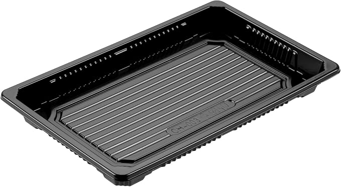 Restaurantware Plastic Sushi Trays 100 Pack of 8.2 x 5.3 x 1.57 Inch With Clear Lids Leak-Resistant Sushi Take Out Boxes Stackable Containers For Grab-And-Go - Image 15