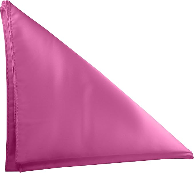 17x17-Inch Square Satin Cloth Napkins, Rose, Set of 12 - Image 2