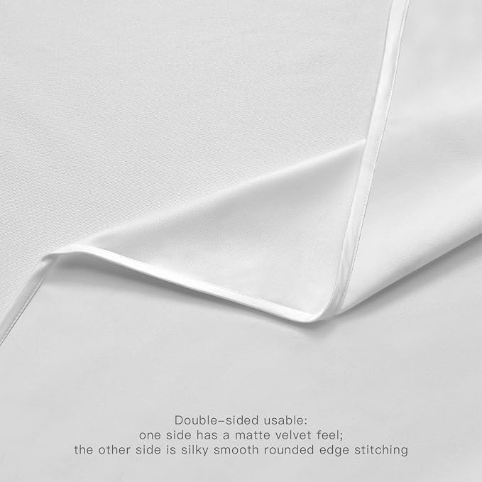 BALCONY & FALCON Rectangle Table Cloth Waterproof White 95"x55" | Rectangular Washable Wrinkle Resistant Table Cloth Linen Fabric Tablecloths for Dining Party Kitchen Wedding and Outdoor Use - Image 4