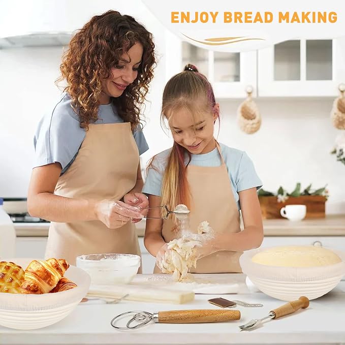 20Pack Banneton Bread Proofing Basket,Round Banneton Basket With Liner Round Proofing Basket Bulk Sourdough Proofing Basket Making Bread For Professional & Home Sourdough Bread Baking - Image 7
