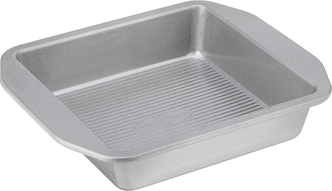 USA Pan 12-Cup Muffin Pan and 8-Inch Square Cake Pan Aluminized Steel Bakeware Set - Image 5