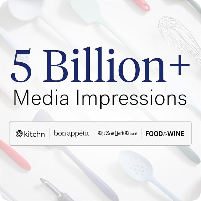 GIR: Get It Right 10-Piece Silicone Essentials Kitchen utensils set - Ladle, Spatula, Flip, Spoon & Spoonula - Non toxic cooking utensils for Nonstick Cookware, Cooking and Baking - Royal Blue - Image 7