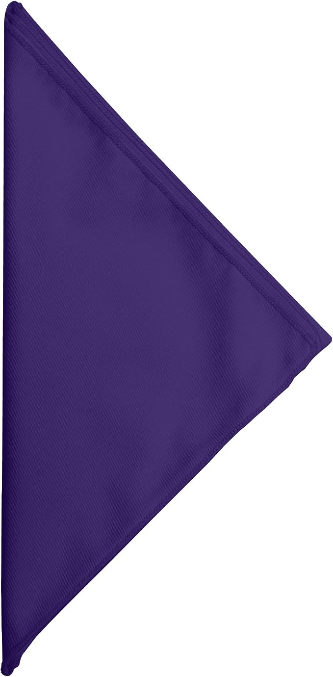 17x17-Inch Square Twill Cloth Napkins, Purple, Set of 60 - Image 2