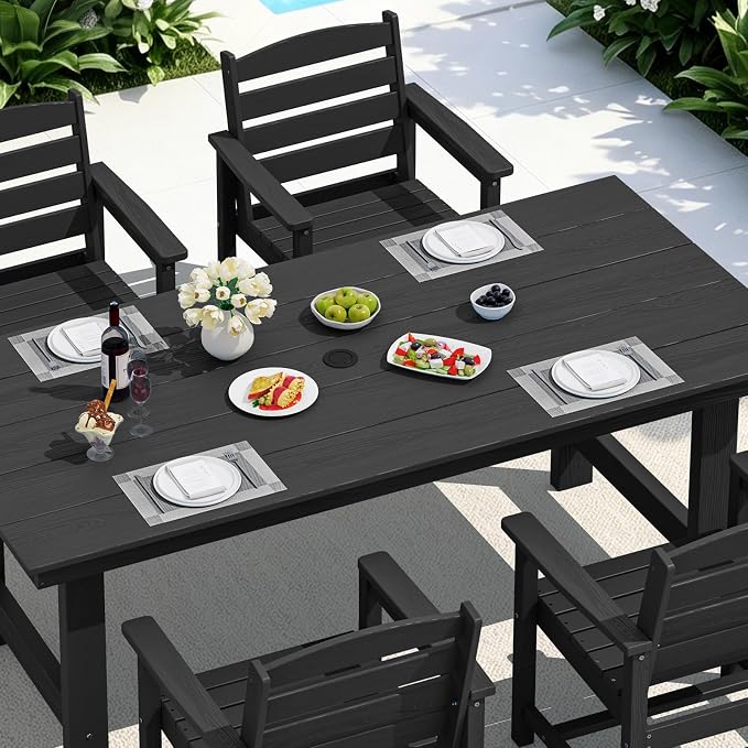 SERWALL 6-Pack Heat Resistant Placemats, Non-Slip Woven Vinyl Table Mats, Washable & Durable for Daily Meals, Indoor & Outdoor Use, Light Gray - Image 4