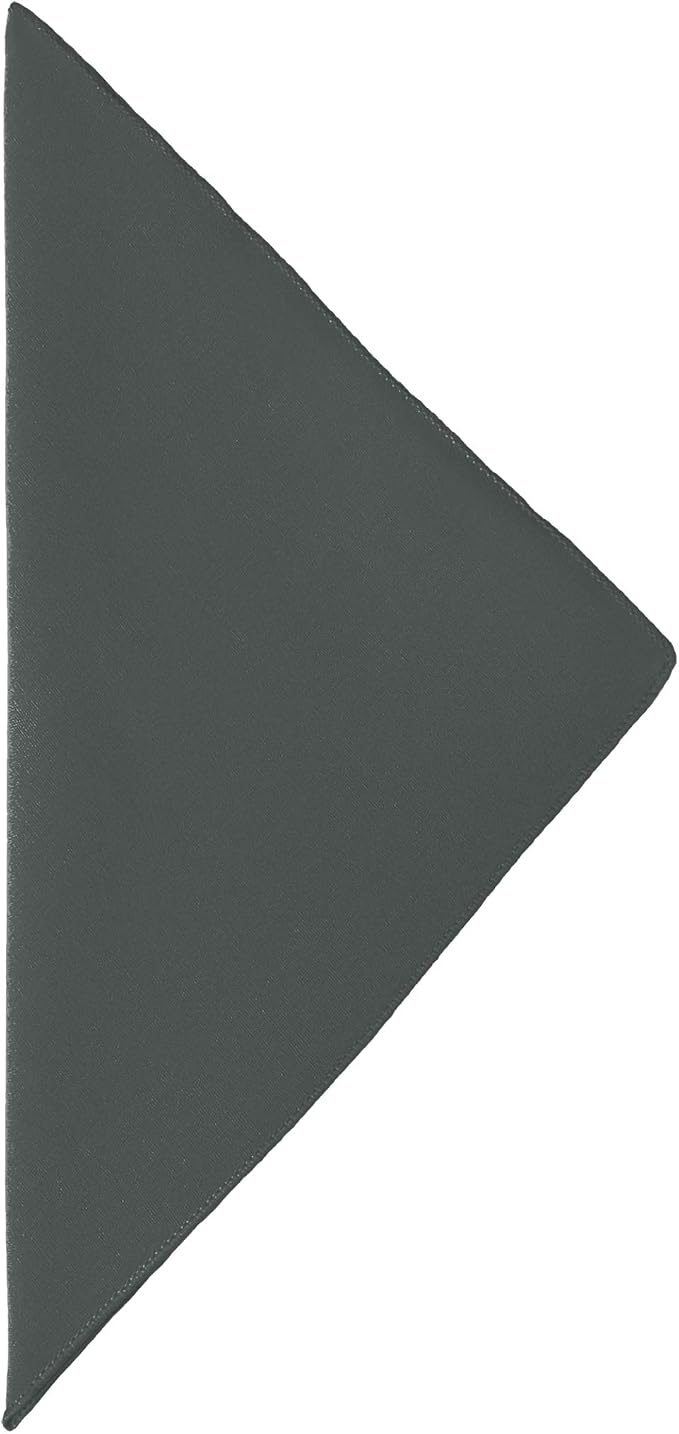 17x17-Inch Cotton-Feel Cloth Napkins, Charcoal, Set of 36 - Image 2