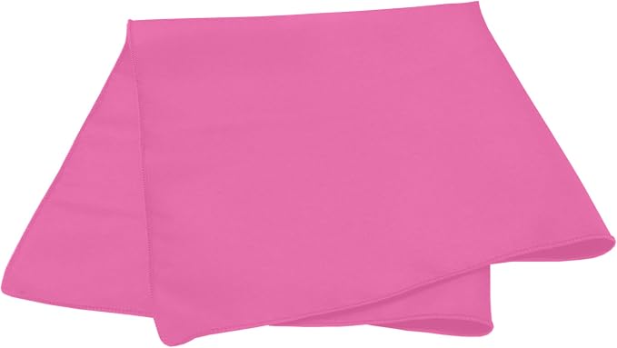 17x17-Inch Polyester Cloth Napkins, Neon Pink, Set of 24 | Bulk Case of 2 Dozen, Square, Seamless, Serged Edges, Machine Washable, Wrinkle-Resistant, Flame-Resistant, Stain-Resistant - Image 2