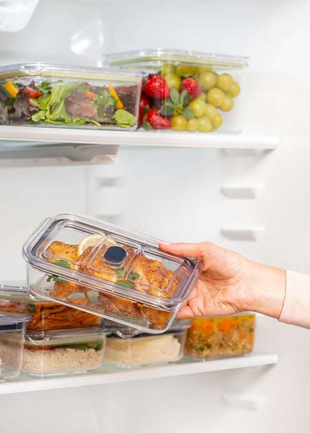 Latchlok Click 10 Piece Food Storage Container Set, Storm - Image 7