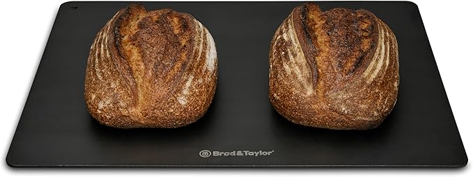 Brod & Taylor Bread Steel Duo, Bake Two Loaves at Once and Pizzas, Fast Preheating, Extra Durable Solid Steel, Pre-Seasoned & Ready For Baking by BrodTaylor