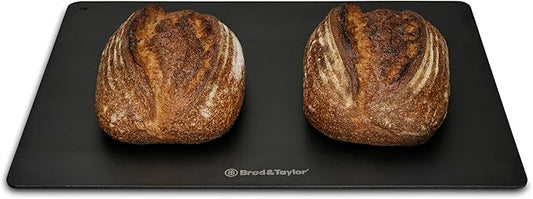 Brod & Taylor Bread Steel Duo, Bake Two Loaves at Once and Pizzas, Fast Preheating, Extra Durable Solid Steel, Pre-Seasoned & Ready For Baking by BrodTaylor