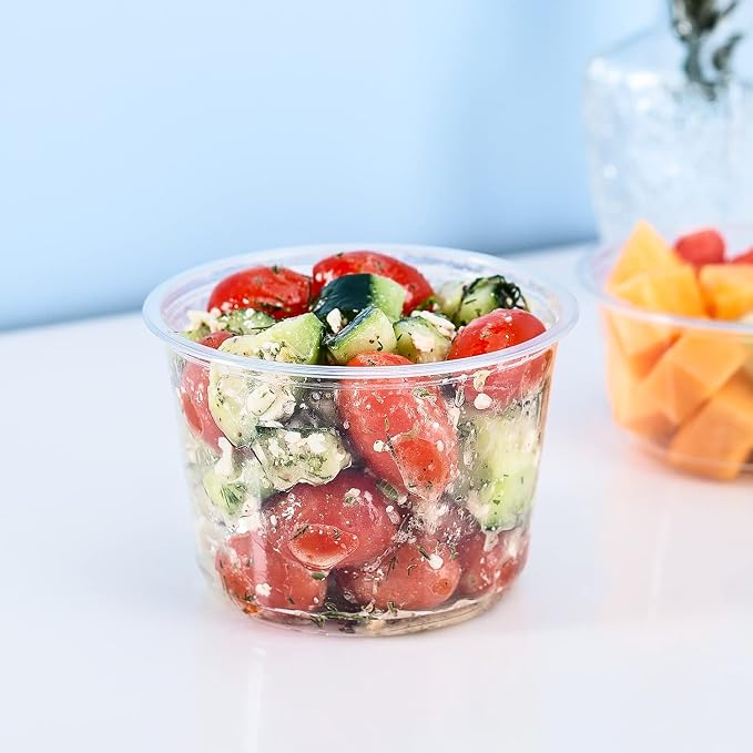 Karat 16oz PET Round Deli Container (117mm), FP-DC16-PET - 500 ct - Image 2