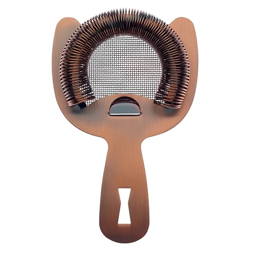 Barfly Fine Mesh Spring Strainer, Antique Copper by BarflybyMercer