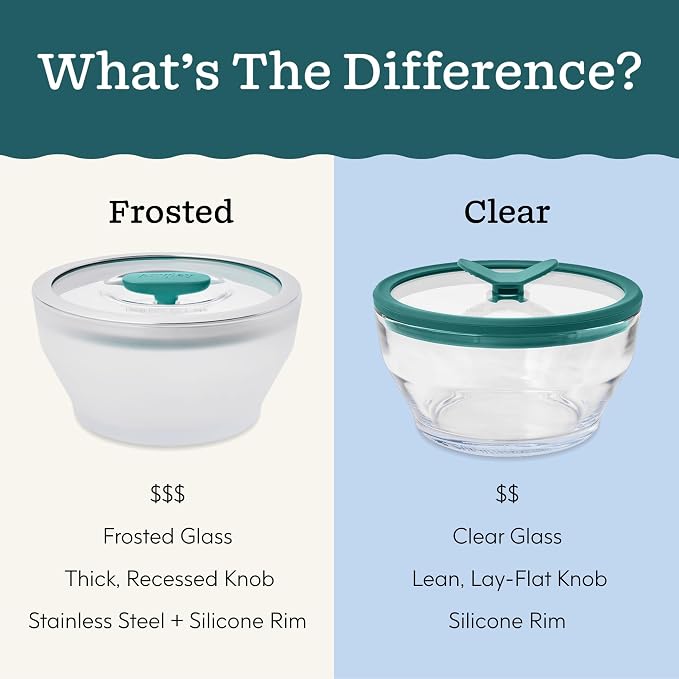 Anyday 4-Cup Microwave Cookware & Glass Container with Vented Lid (Kale) | Glass Lid, Plastic-Free Deep Food Storage, Stackable Airtight Steamer, Microwave-Safe Reheating, Steaming Vegetables & Rice - Image 8