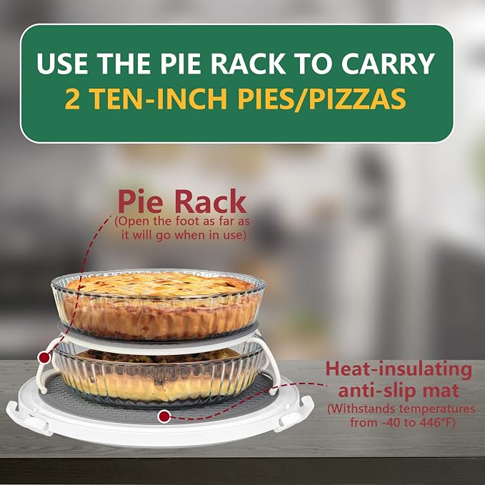 TMRIOPELP Tall Cake Carrier with Lid and Handle Insulated Cake Container Cake Transport Carrier Ideal for Pies Cupcakes and Pastries Perfect for Safe and Secure Cake Delivery (Green, 12 inch) - Image 3