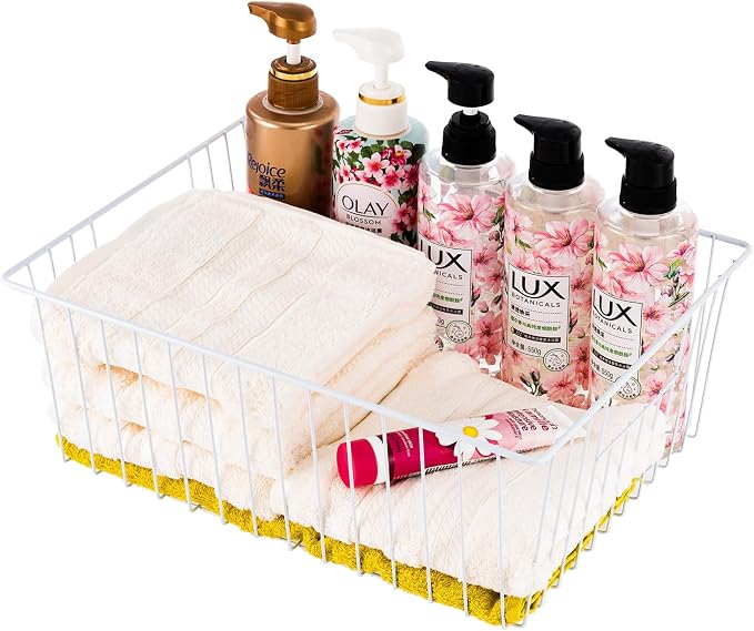 Upright Freezer Organizer Bins， Freezer Baskets for 16, 17, 21 cu.ft Standup Freezer, Wire Storage Baskets with Built-in Handles for Frozen Foods, Snacks, Vegetables, Fruits and More, Set of 6 , White - Image 4