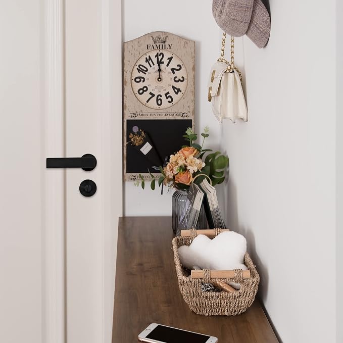 StorageWorks Set of 4 Storage Baskets, Rectangular Wicker Baskets with Built-in Handles - Image 9