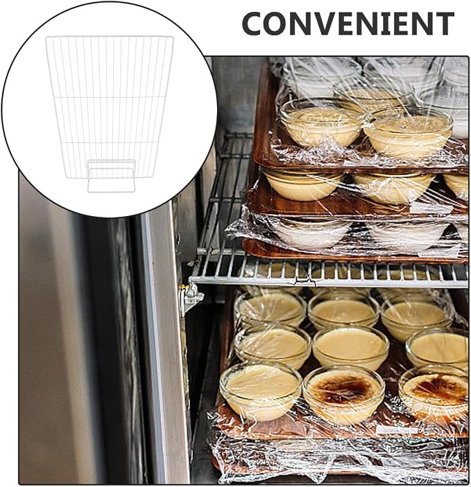 BESTYASH Freezer Partition Divider Chest Refrigerator Dividers 18.11X11.02X3.93In Wire Shelf Organizer for Home and Commercial Freezers Refrigerator Storage and Food Separation - Image 6