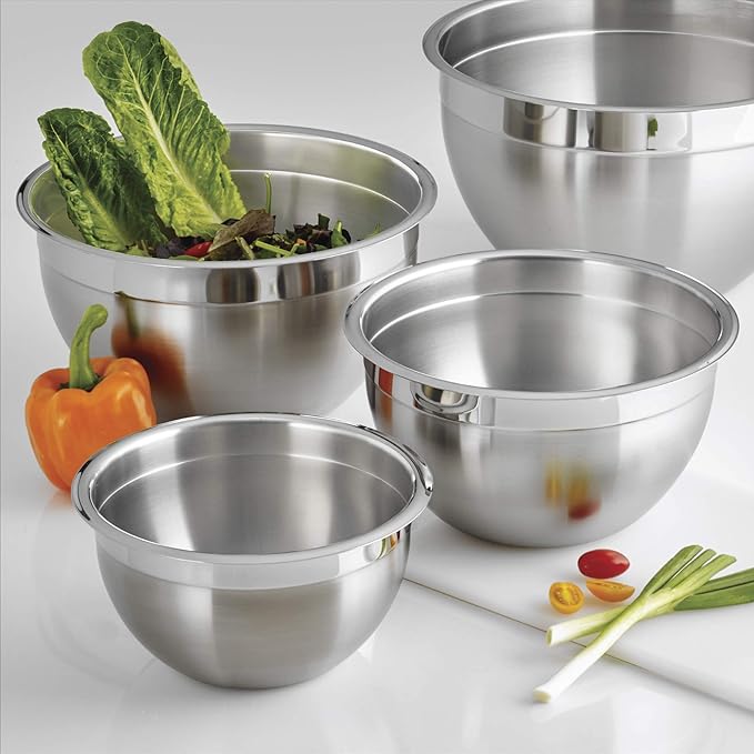 Tramontina Gourmet 1.5-Quart Stainless Steel Small Mixing Bowl | Ideal for Salads, Preparing and Serving, Dishwasher-Safe - Image 2