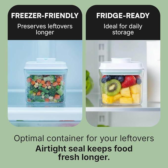 Bop Top Airtight Food Storage Containers | Pop-Top Lid | 3.5 Cups / 28 Oz | kitchen canister set, for flour, sugar, snacks, pasta, baking - Image 3