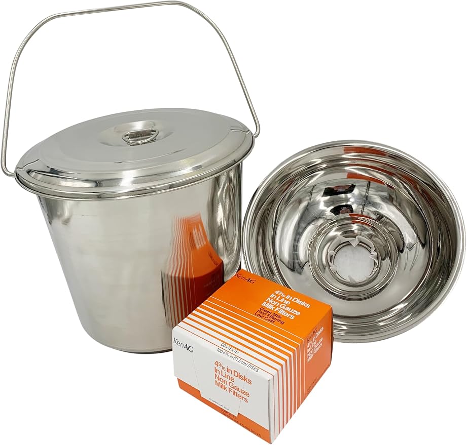 SS Strainers (Medium Strainer & Pail Combo, 10 L Pail & Strainer Combo) - Image 2