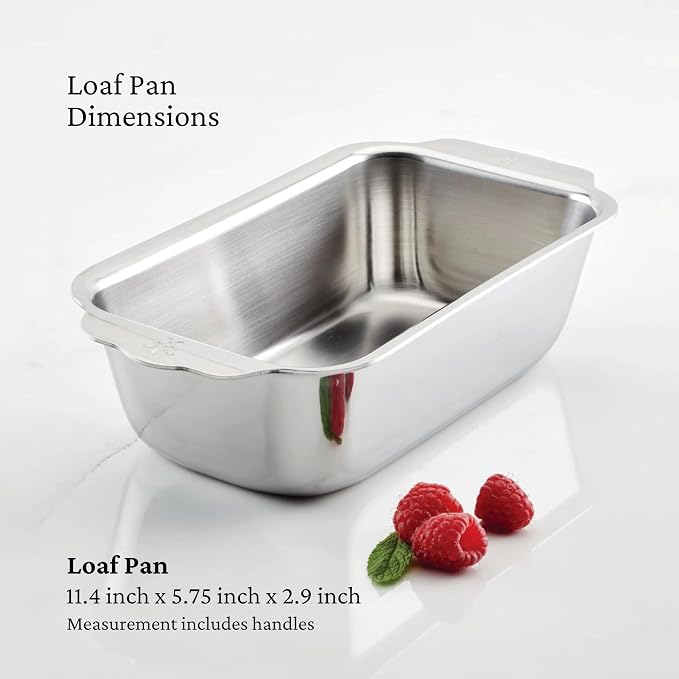 Hestan Provisions OvenBond – Tri-ply 1-Pound Loaf Pan (Pack of 2) - Image 8