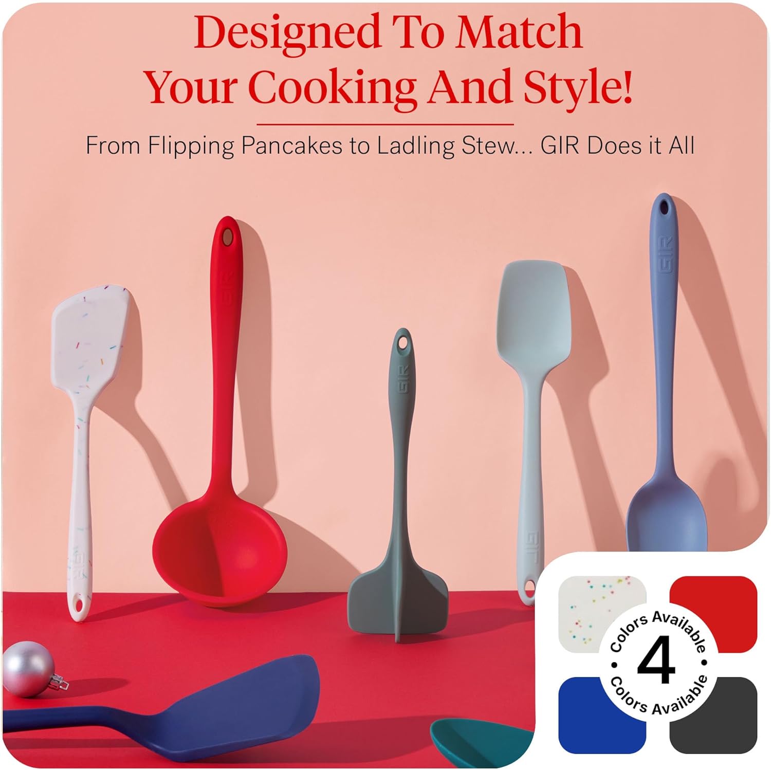 GIR Silicone Essentials Kitchen Utensils