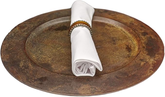 48 Pack Cloth Table Napkins/Linens - 20 Inch x 20 Inch - Easy Care 100% Spun Polyester - Cotton Like Feel - White - Image 2