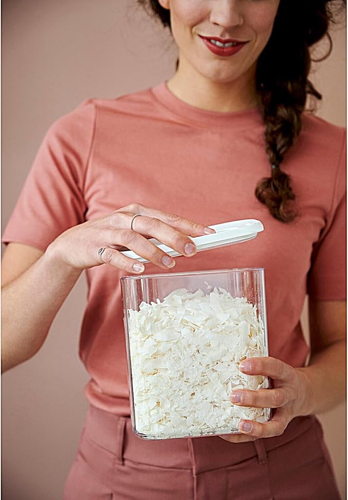 Mepal Food Storage Container 5-Piece Set - Food Containers - Kitchen Container & Organizer - Stackable & Airtight Food Storage Container - 1x 2000 ml, 1x 1500 ml, 2x 1000 ml & 1x 425 ml - White - Image 5