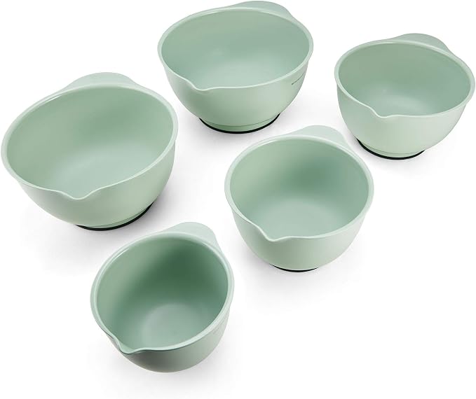 KitchenAid Classic Mixing Bowls, Set of 5, Pistachio - Image 2