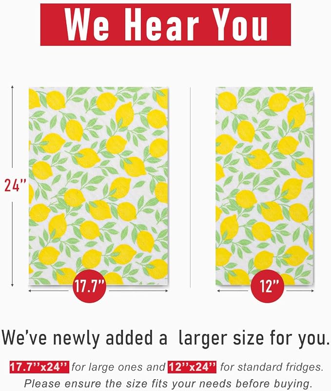 Cooyes 12 Pack Polyester Shelf Liners for Kitchen Cabinets, 12" × 24", Non-Slip Refrigerator Liners Machine Washable, Refrigerator Drawer Mats for Glass Shelves and Kitchen Cabinets - Image 5