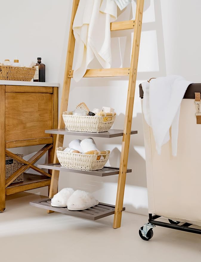 Storageworks Small Storage Basket, Woven Basket For Shelves, Beige - Image 6