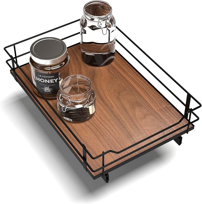 Home Zone Living Pull Out Kitchen Cabinet Organizer by HomeZoneLiving