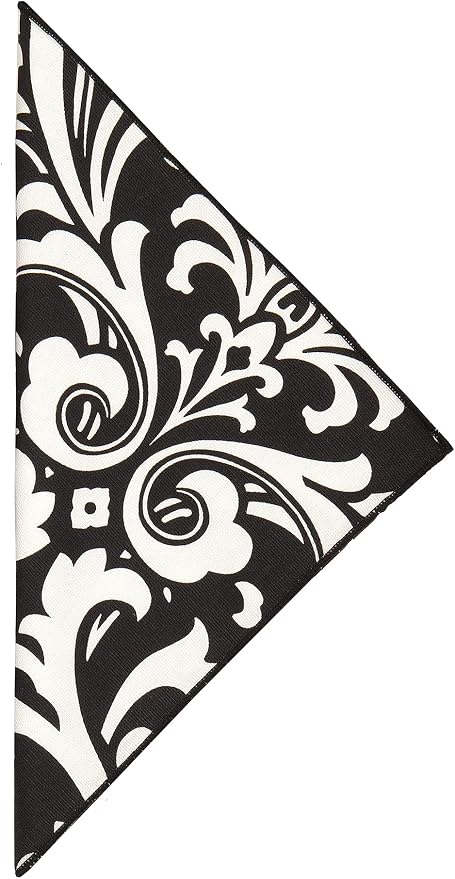 Black Napkins Cloth Fabric, 100% Cotton Linen Napkin for Black and White Wedding Reception Table Settings, Table Decor Tablescapes, 18" x 18" Dinner, Set of 4 - Image 2