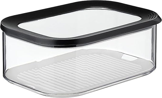 Mepal Cheese Box - Airtight Cheese Storage - Fridge Organizer - 2000 ml - Black by MEPAL