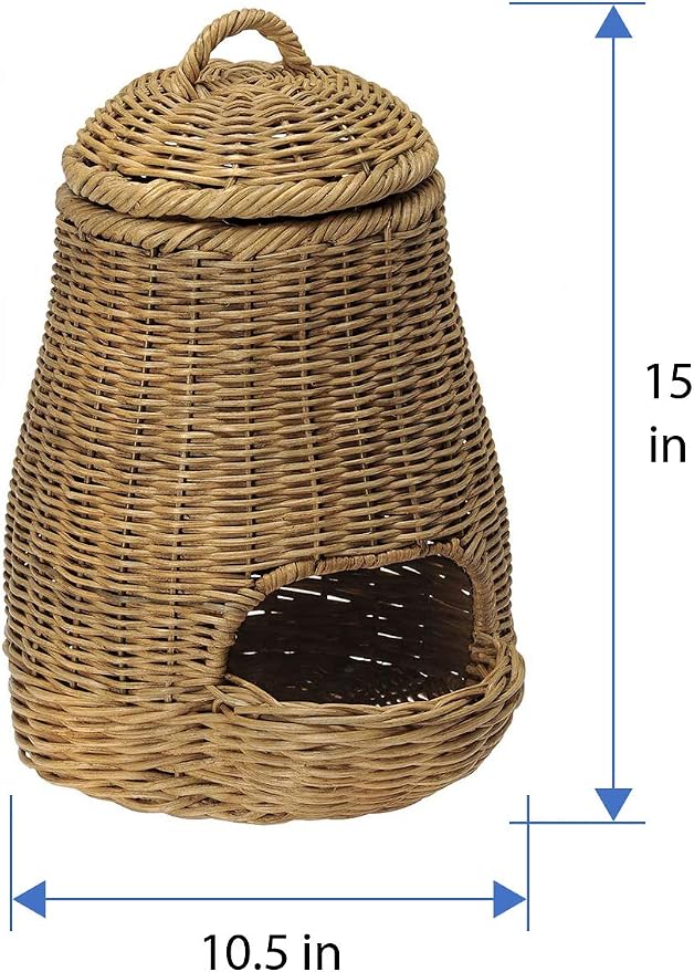 KOUBOO Wicker Onion Potato Storage Basket – Perfect for Kitchen Counter & Vegetable Keeper Organizer Baskets | Boho Decor Kitchen Essentials, Medium, Brown - Image 4