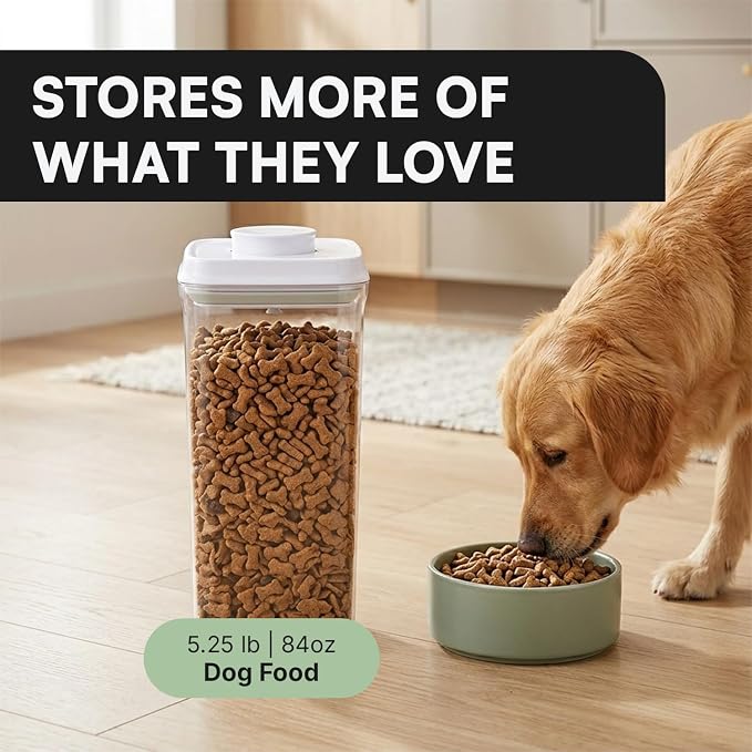 Bop Top Airtight Food Storage Containers | Pop-Top Lid | 10.5 Cups / 84 Oz | kitchen canister set, for flour, sugar, snacks, pasta, baking - Image 4