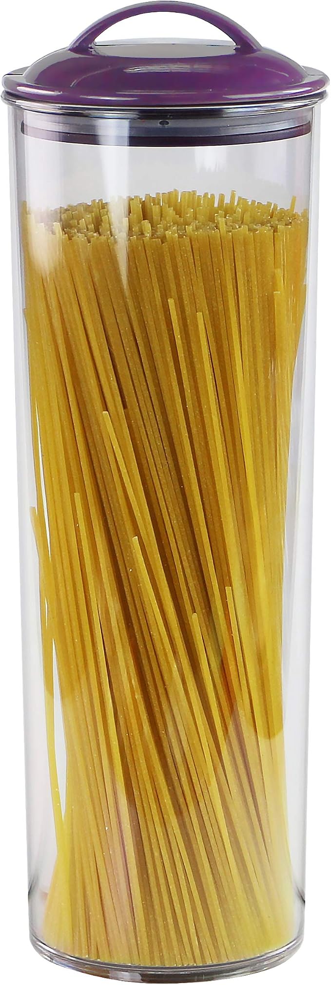 Calypso Basics by Reston Lloyd Acrylic Storage Canisters, Spaghetti, Plum - Image 2