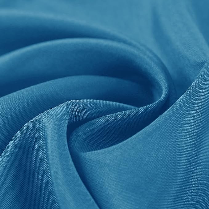 Cloth Napkins 17x17 inch Washable Polyester Dinner Napkins Soft Table Napkins for Wedding Party Dining Banquet(Mediterranean Blue,50PCS) - Image 5