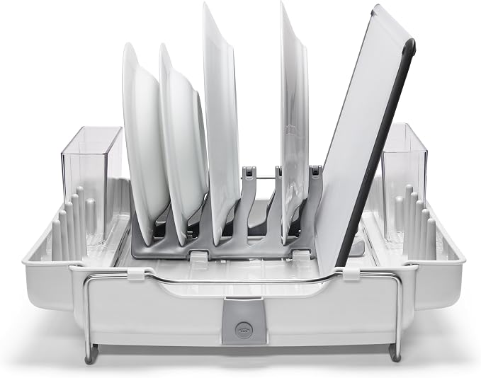 OXO Good Grips Foldaway Dish Rack - Image 8