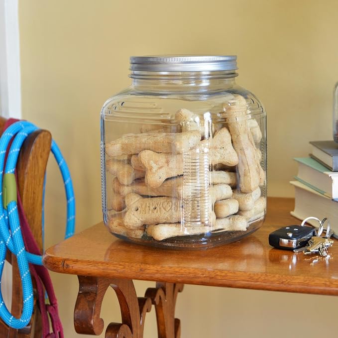 Anchor Hocking 3-Piece Glass Cracker Jar Canister Set - Image 5