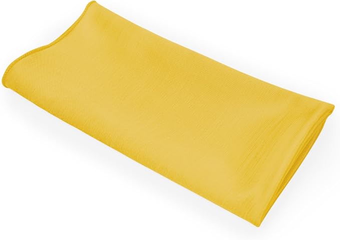17 x 17-Inch Shantung Satin Cloth Napkins, Gold Set of 120 - Image 9