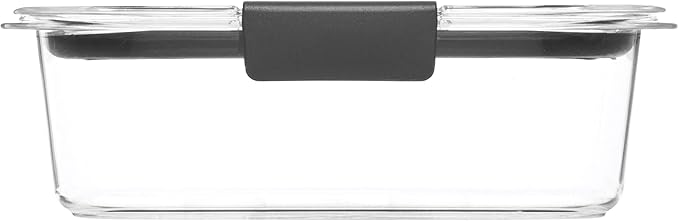 Rubbermaid Brilliance Food Storage Containers, Set of 5 (10 Pieces), BPA-Free, Leak-Proof, Clear - Image 6