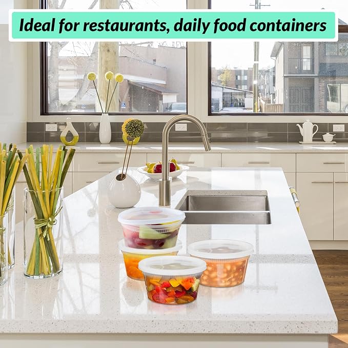 Pactiv/Newspring YL2512 Delitainers [240] 24 oz Deli Containers With Airtight Lids, Food Storage/Soup Containers… - Image 7