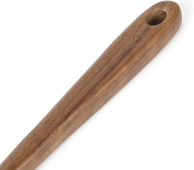 Martha Stewart Bainford 4-Piece Wooden Kitchen Utensil Set, Walnut – Cooking Spoons and Turner Tools for Nonstick Cookware, Heat Resistant, Durable Hardwood - Image 5