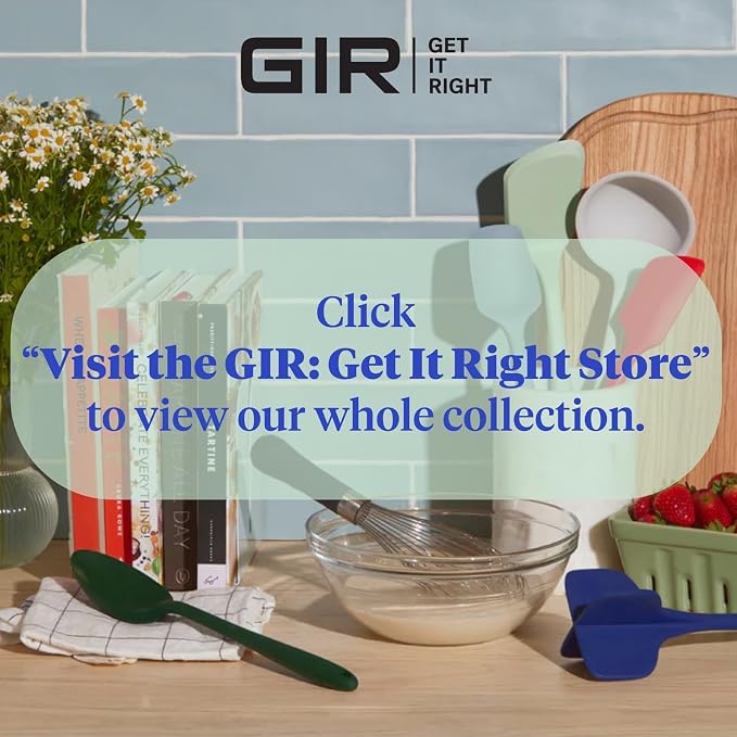 GIR: Get It Right 5-Piece Silicone Ultimate Kitchen Utensils Set - Ladle, Spatula, Flip, Spoon & Spoonula - Non-Toxic Cooking Utensils for Nonstick Cookware, Cooking and Baking - Mint - Image 6