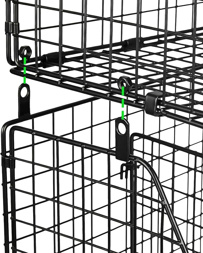 Stackable Soda Can Organizer Stores Up to 72 Cans, 4-Pack Can Storage Organizer for Pantry Shelves, 4-Tier Kitchen Can Holders with 4 Adjustable Dividers, Wire Drink Organizer for Pantry Cabinet Shelf - Image 3