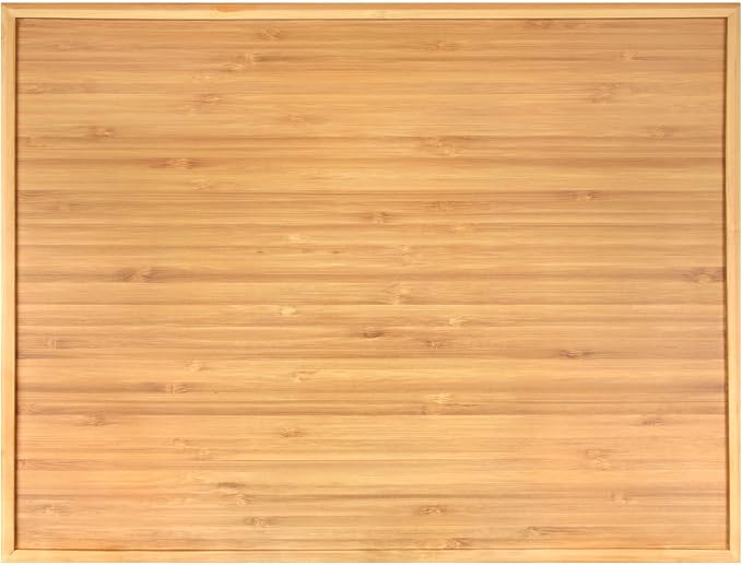 BambooMN Organic Bamboo Serving Tray, Vanity, Appetizers, Snacks, Desserts, Charcuterie Boards, 17"x13"x0.75" - 3 Trays - Image 2