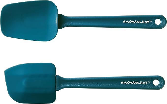 Rachael Ray Tools and Gadgets Mix and Measure Cooking / Baking Prep Set with Mixing Bowls, Measuring Cups, and Tools - 10 Piece, Light Blue and Teal - Image 7
