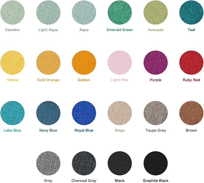 BALCONY & FALCON Rectangle Table Cloth Waterproof Charcoal Grey 107" | Round Washable Wrinkle Resistant Table Cloth Linen Fabric Tablecloths for Dining Party Kitchen Wedding and Outdoor Use - Image 7